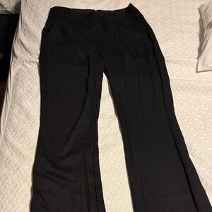 CAbi Women's Elegant Black Wide-Leg Pants